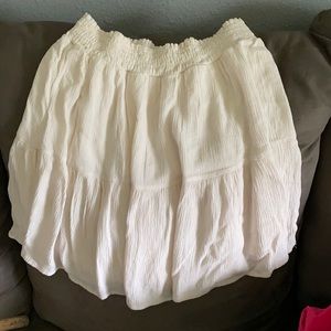 Short cream skirt. Size small from A’gaci